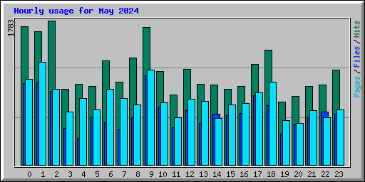 Hourly usage for May 2024